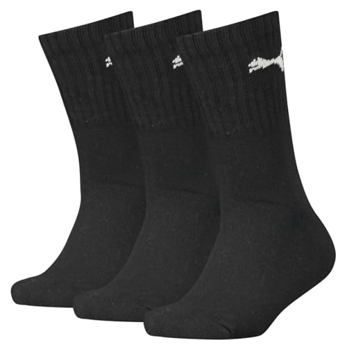 PUMA Unisex Kinder Socken (3er Pack), Schwarz, 27-30 EU von PUMA