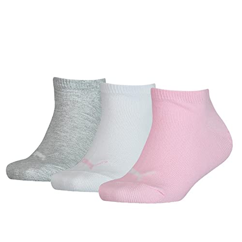 PUMA Unisex Kinder Puma Kids' Quarter (3 Pack) Socks, Rose Water, 27-30 EU von PUMA