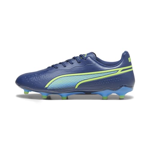 PUMA Unisex King Match Fg/AG Leichtathletik-Schuh, Mehrfarbig (Persian Blue Pro Green Ultra Blue), 44.5 EU von PUMA