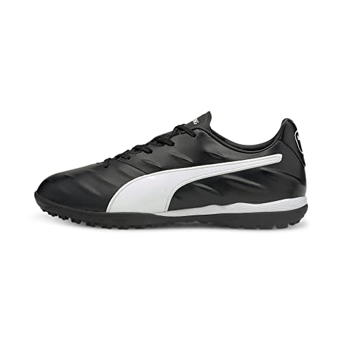 PUMA Unisex King Pro 21 TT Turf Football Trainers, Black White, 36 EU von PUMA