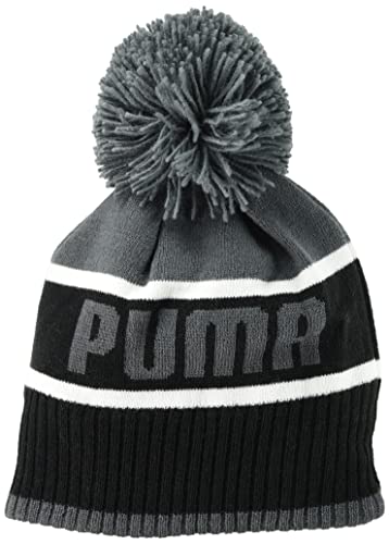 PUMA Unisex Pom Beanie, Schwarz (Black Dark Shadow), Einheitsgröße von PUMA