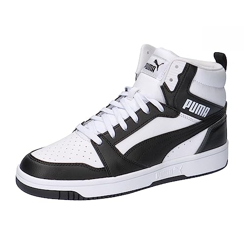 PUMA Unisex Rebound V6 Turnschuhe, Puma White Puma Black Shadow Gray Puma White, 41 EU von PUMA