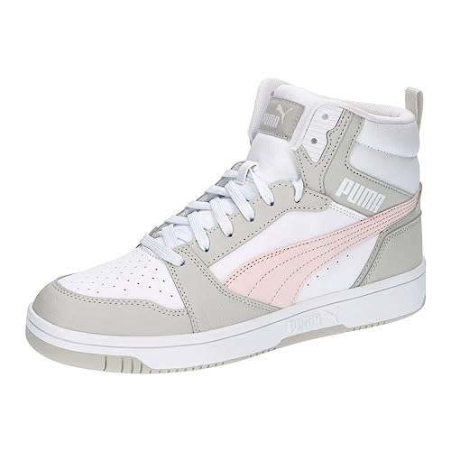 PUMA Unisex Rebound V6 Turnschuhe, Puma White Frosty Pink Sedate Gray, 40 EU von PUMA