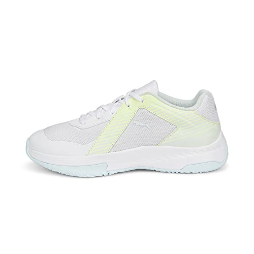 PUMA Varion Jr Hallenturnschuh, Puma White Nitro Blue Fizzy Light, 28 von PUMA