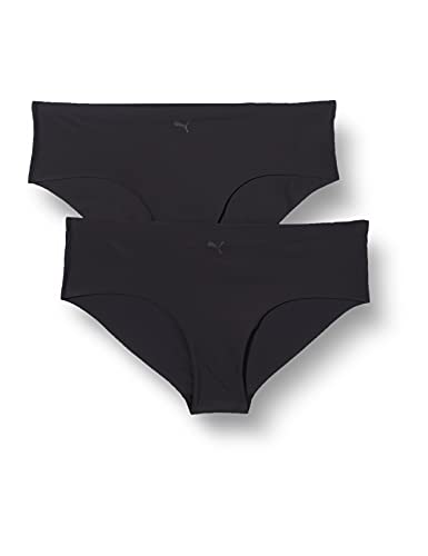 PUMA Damen Puma Naadloze voor dames (2 stuks) Hipster Panties, Schwarz, S EU von PUMA