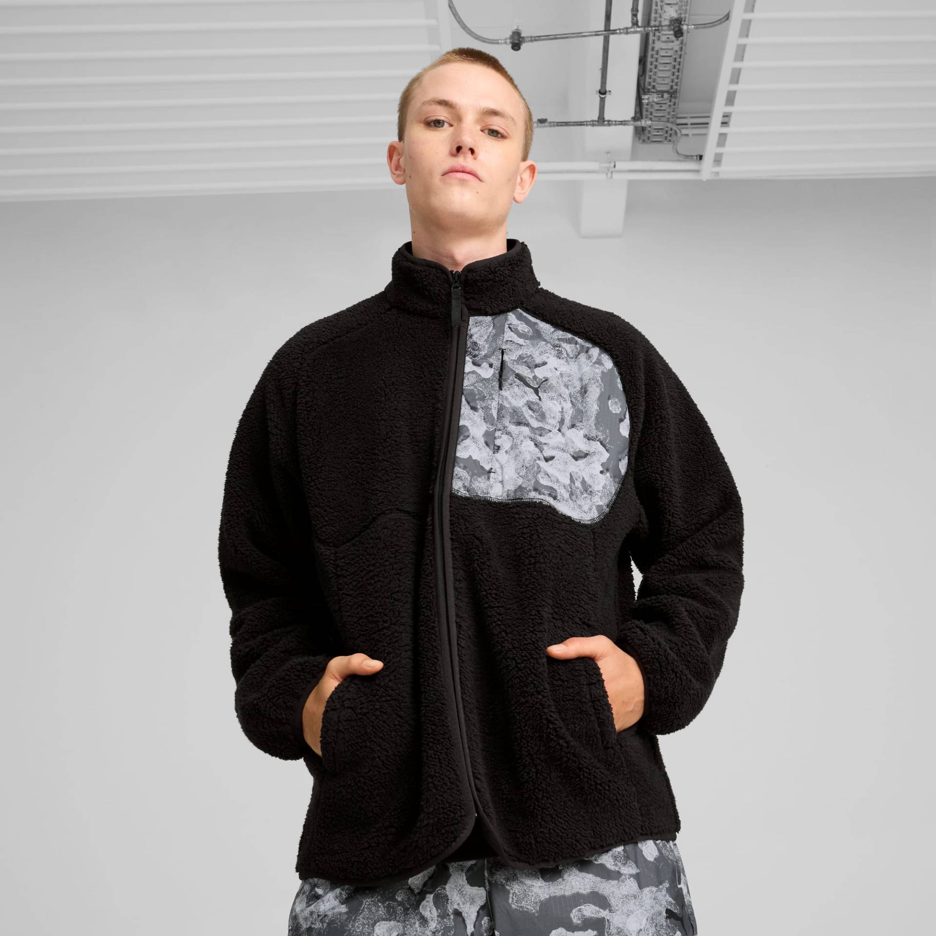 PUMATECH Sherpa-Trainingsjacke Herren, Schwarz, Größe: L PUMATECH Sherpa-Trainingsjacke Herren, Schwarz, Größe: L von PUMA