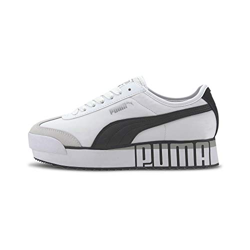 PUMA Damen Roma Amor Logo WN's Fußballschuhe, White Black von PUMA