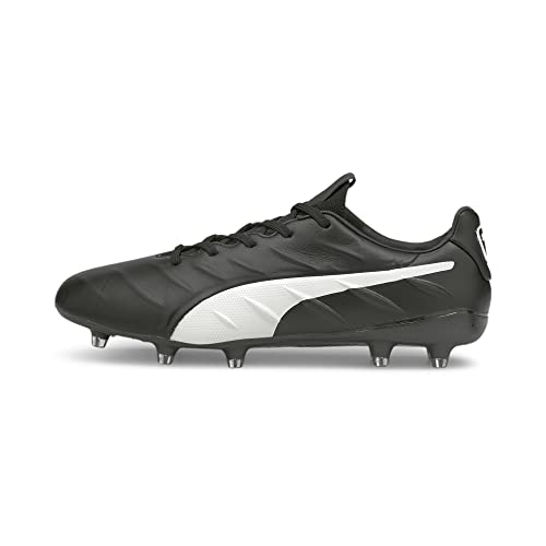 PUMA Herren King Platinum 21 FG/AG Fussballschuh, Black White, 37.5 EU von PUMA