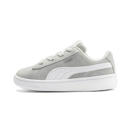 Puma Jungen Mädchen Vikky V2 Sd Ac Inf Sneaker, Violett (Gray Violet White Silver 02), 24 EU von PUMA