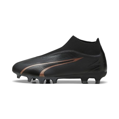 Puma Men Ultra Match+ Ll Fg/Ag Soccer Shoes, Puma Black-Copper Rose, 44.5 EU von PUMA