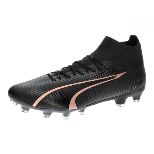 Puma Men Ultra Pro Fg/Ag Soccer Shoes, Puma Black-Copper Rose, 41 EU von PUMA