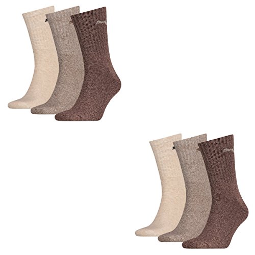 PUMA 6 Paar Sportsocken Tennis Socken Gr. 35-49 Unisex für sie und ihn, Farbe:717 - chocolate/walnut/safar, Socken & Strümpfe:35-38 PUMA 6 Paar Sportsocken Tennis Socken Gr. 35-49 Unisex für sie und ihn, Farbe:717 - chocolate/walnut/safar, Socken & Strümpfe:35-38 von PUMA