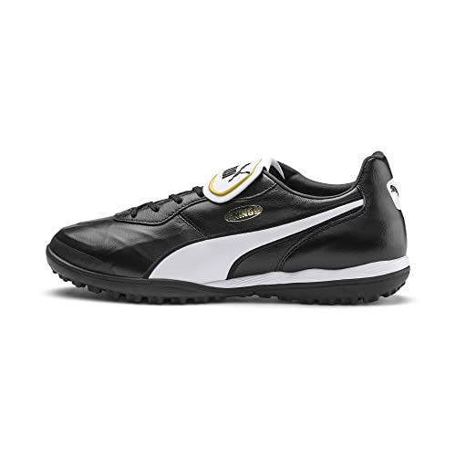 PUMA Unisex Adults' Sport Shoes KING TOP TT Soccer Shoes, PUMA BLACK-PUMA WHITE, 43 von PUMA