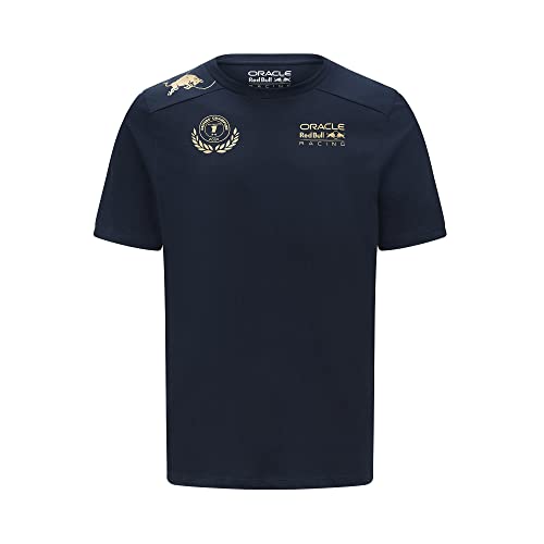 Red Bull Racing Oracle x Puma - Max Verstappen 2022 F1 Meisterschafts- T-Shirt - Dunkelblau - Herren - L von PUMA