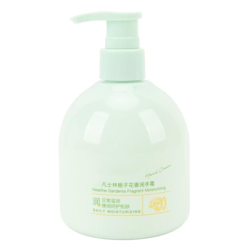 Handcreme mit Gardenia-Duft, Handcreme Gardenia Scent Hand Repair Nagelpflege Langanhaltender Duft Feuchtigkeitsspendende Handlotion für trockene rissige Hände 300g von PUNELE