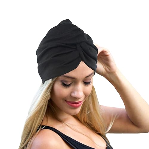 PUOKOTUL 1 Stück Undercap Hijab Kopfbedeckung Muslimische für Frauen Kopftücher Kopftuch Damen,Elastisches Turban Beanie Mütze von PUOKOTUL
