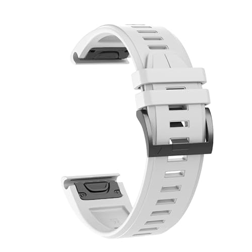 26 22 mm Silikon-Schnellverschluss-Uhrenarmband für Garmin Fenix 7X 7 6 6X Pro 5 5X Plus 3 HR Mk1 Easyfit Armband, 26mm Fenix 7X, Achat von PURYN