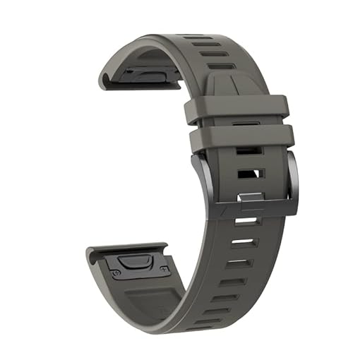 26 22 mm Silikon-Schnellverschluss-Uhrenarmband für Garmin Fenix 7X 7 6 6X Pro 5 5X Plus 3 HR Mk1 Easyfit Armband, 26mm Fenix 7X, Achat von PURYN