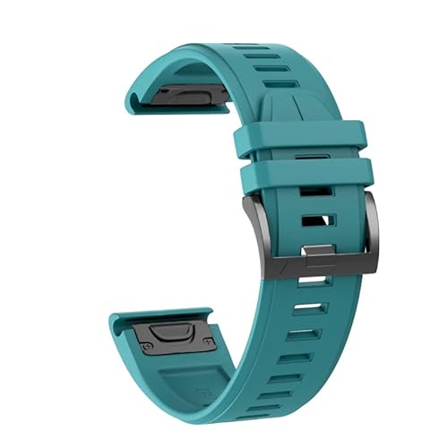 26 22 mm Silikon-Schnellverschluss-Uhrenarmband für Garmin Fenix 7X 7 6 6X Pro 5 5X Plus 3 HR Mk1 Easyfit Armband, Fenix 5X 5X Plus 3HR, Achat von PURYN