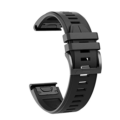 26 22 mm Silikon-Schnellverschluss-Uhrenarmband für Garmin Fenix 7X 7 6 6X Pro 5 5X Plus 3 HR Mk1 Easyfit Armband, Fenix 6X 6X Pro Mk1, Achat von PURYN