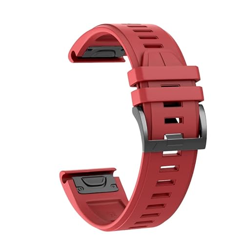 26 22 mm Silikon-Schnellverschluss-Uhrenarmband für Garmin Fenix 7X 7 6 6X Pro 5 5X Plus 3 HR Mk1 Easyfit Armband, For Instinct2, Achat von PURYN