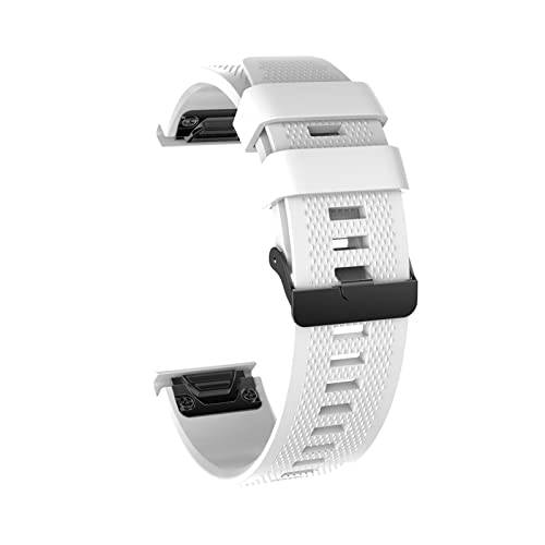 26 mm Sport-Silikon-Uhrenarmband für Garmin Fenix 6X 6 6S Pro 5X 5 5S Plus 3 HR 20 22 mm, einfache Passform, Schnellverschluss-Armband, 26 mm, Achat von PURYN