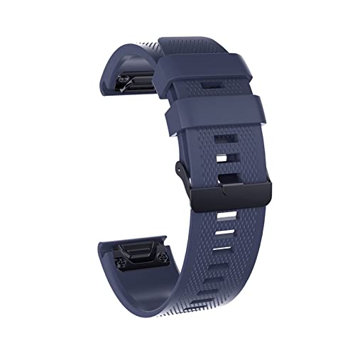 26 mm Sport-Silikon-Uhrenarmband für Garmin Fenix 6X 6 6S Pro 5X 5 5S Plus 3 HR 20 22 mm, einfache Passform, Schnellverschluss-Armband, 26 mm, Achat von PURYN