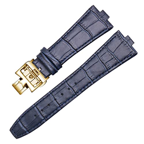 PURYN Echtes Lederarmband ist geeignet für Vacheron Constantin Overseas Serie 4500V 5500V P47040 Edelstahlschnalle, 25mm-8mm, Achat von PURYN