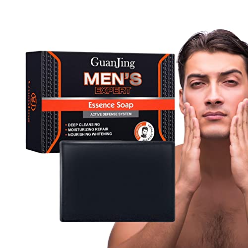 Bambuskohleseife - Seifenstücke für Herren - Feuchtigkeitsspendende und aufhellende Gesichts- und Körperseife zur Reinigung und Entfettung handgemachter Haarpflege für Männer Pw tools von PW TOOLS
