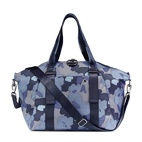 Pacsafe Citysafe CX Tote, Shopper, große Schultertasche mit Diebstahlschutz, Orchideen Blau/Orchid Blue von Pacsafe