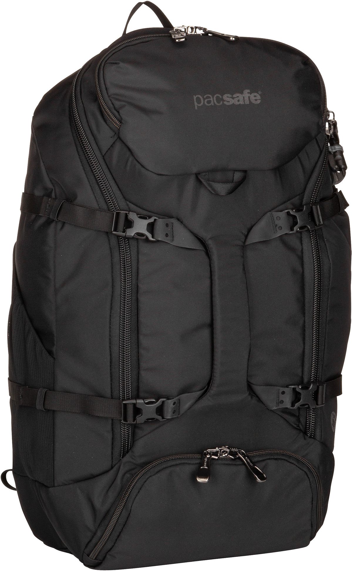 Pacsafe EXP35 Travel  in Schwarz (35 Liter), Reiserucksack von Pacsafe