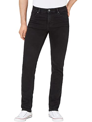 Paddocks Herren 5-Pocket Slim-Fit Jeans, Pipe (80151 6516 000), Farbe:Black/Black(6001), Größe:W38, Länge:L30 von Paddocks