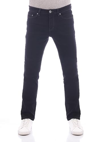 Paddocks Herren Jeans Ranger Pipe Slim Fit Jeanshose Hose Denim Stretch Baumwolle Blau w36, Größe:36W / 34L, Farbe:Night Black (1219) von Paddocks