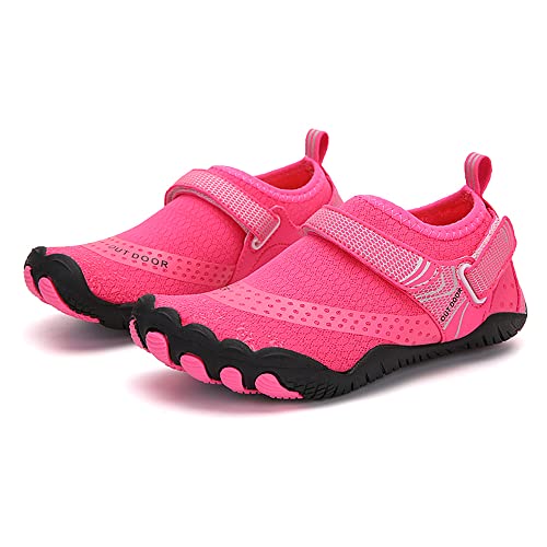 Padgene Wasserschuhe für Männer und Frauen Schnelltrocknende Wasserschuhe Unisex zum Schwimmen, Yoga, Strand, Laufen, Schnorcheln, Surfen, Tauchen, Rosa A021, 36 EU von Padgene