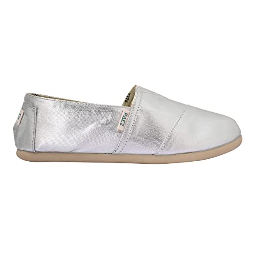 Paez Mädchen Original Gum Combi Glitter Espadrilles, Silber (Silver 010) von Paez