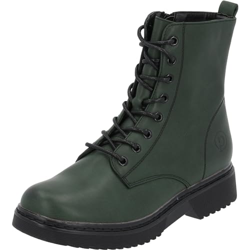 Palado Stiefeletten Damen Djerba - Winterschuhe mit Reißverschluss - leichte Schnürstiefeletten mit Absatz - bequeme Winterstiefel für Frauen Grün UK4,5 - EU37 von Palado