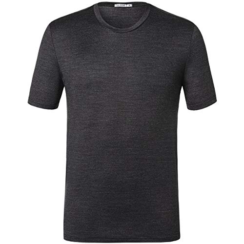 Palgero Ari T-Shirt Merino, L, anthrazit meliert von Palgero