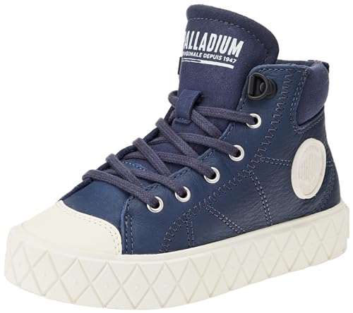 Palladium Jungen Ace Kids Lo Cuff Sneaker, Blau, 31 EU von Palladium