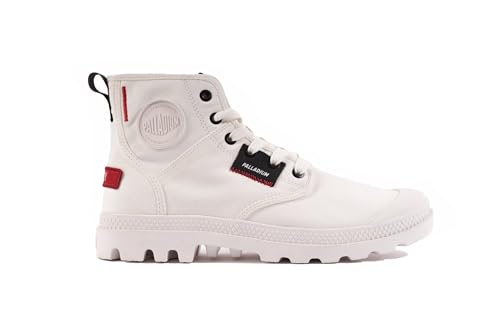 Palladium Unisex Pampa Hi Patch Sneaker, Star White, 40 EU von Palladium