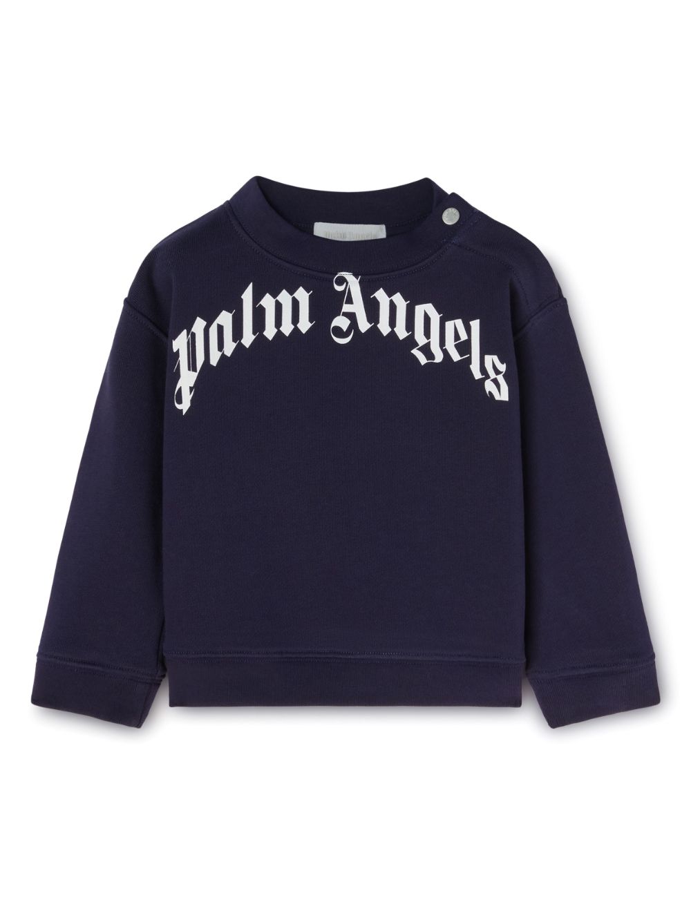 Palm Angels Kids Pullover mit Logo-Print - Blau von Palm Angels Kids