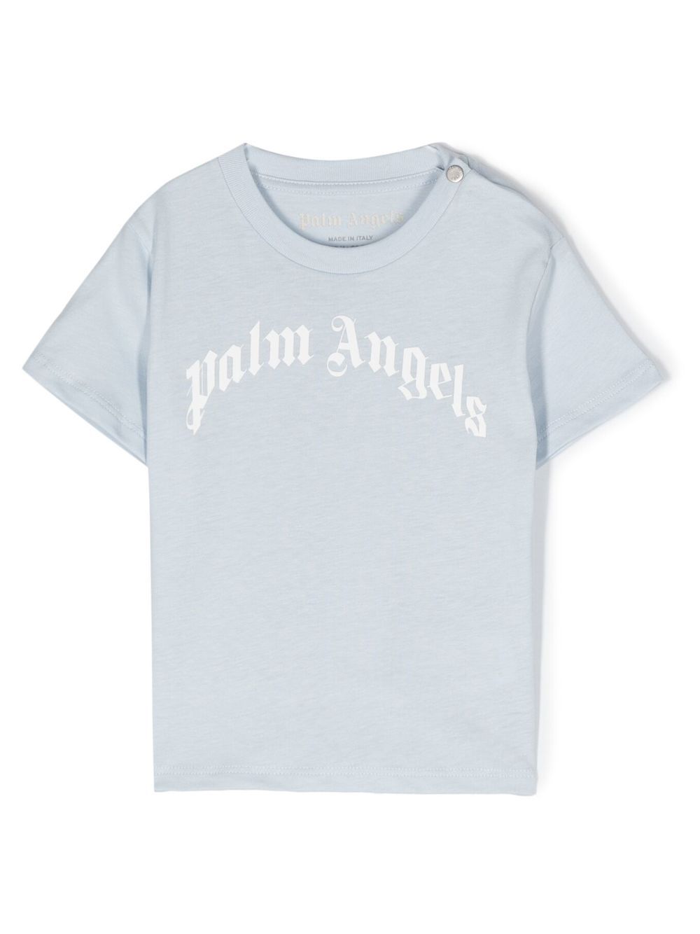 Palm Angels Kids T-Shirt mit Logo-Print - Blau von Palm Angels Kids