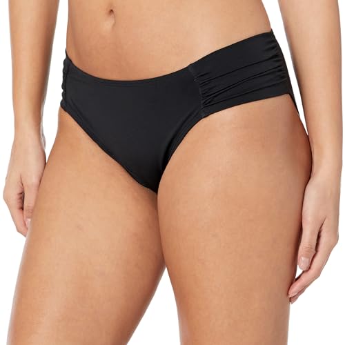 Panache SW1306 Anya Riva geraffte Badehose, Schwarz, XL von Panache