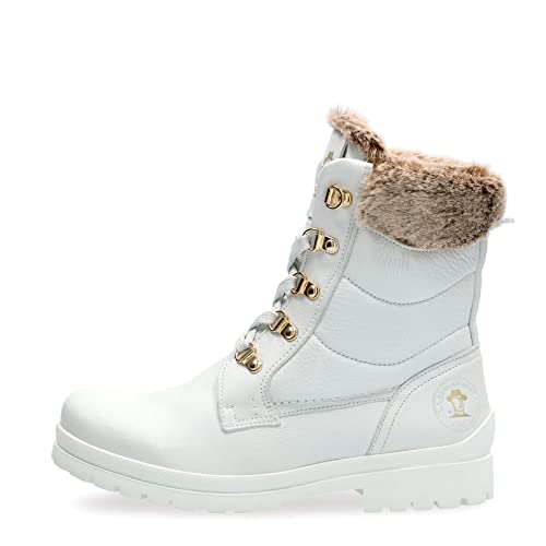 Panama Jack Damen Tuscani Combat Boot, Blanco, 36 EU von Panama Jack