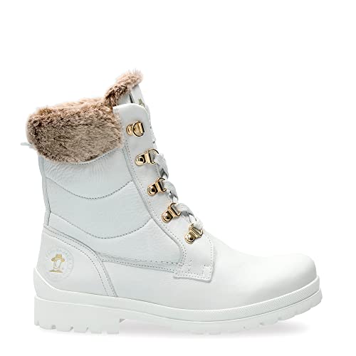 Panama Jack Damen Tuscani Combat Boot, Blanco, 38 EU von Panama Jack