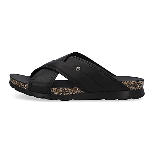 Panama Jack Herren Salman Flat Sandal, Negro C14, 41 EU von Panama Jack