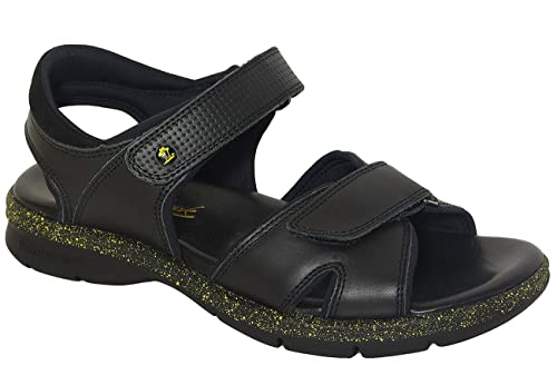 Panama Jack Herren Sanders B&Y Flat Sandal, Negro C1, 42 EU von Panama Jack