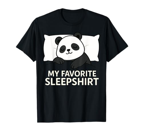 Lieblings-Schlafshirt, Panda-Schlafanzug, für Jungen, Mädchen, Kinder T-Shirt Lieblings-Schlafshirt, Panda-Schlafanzug, für Jungen, Mädchen, Kinder T-Shirt von PandaAxis1