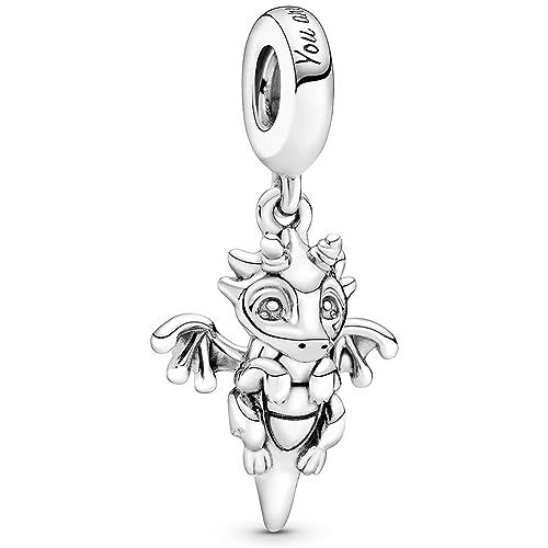 Panderu Charm Anhänger 925 Sterling Silber für Pandora Armbänder, S925 Bead Charms with 5A Cubic Zirconioa kompatibel mit Europäische Armbänder Halskette von Panderu