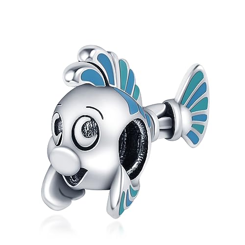 Panderu Charm Anhänger 925 Sterling Silber für Pandora Armbänder, S925 Bead Charms with 5A Cubic Zirconioa kompatibel mit Europäische Armbänder Halskette von Panderu