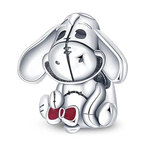 Panderu Charm Anhänger 925 Sterling Silber für Pandora Armbänder, S925 Bead Charms with 5A Cubic Zirconioa kompatibel mit Europäische Armbänder Halskette von Panderu